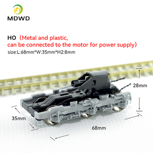 ชุดล้อรถไฟจำลอง แบบ HO สำหรับรถไฟจำลอง พร้อมโครงรถราง - Product Image 5