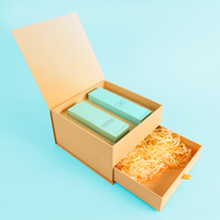 Emballage en papier de carton personnalisé de luxe emballage de maquillage boîte cosmétique cadeau de parfum de soin de la peau magnétique