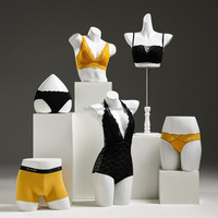 En gros Affichage Dummy Lingerie Femme Torse Femmes Pas Cher En Plastique Sous-Vêtements Mannequin