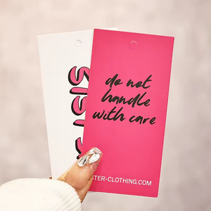 Diseño de logotipo personalizado, ropa personalizada, etiqueta de ropa de lujo para etiqueta colgante de tela - Product Image 5