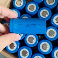 Nueva llegada: Celdas cilíndricas LiFePO4 de 3.2V WTT 32700 6000mAh, batería de litio recargable de 32700 6000mAh para estación de energía y luz solar