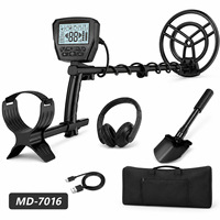 Détecteur de métaux souterrain LCD haute précision, vente directe usine, pour la chasse au trésor en extérieur (or, argent)