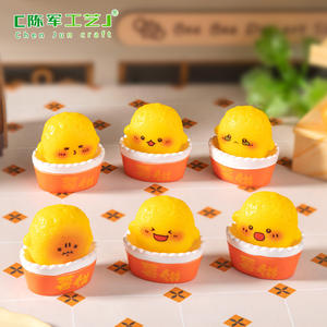 Weijin paysage mignon Expression petite pomme de terre gâteau nourriture jouer bricolage décoratif aveugle sac accessoires Mini bureau S - Product Image 1