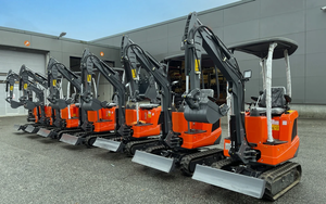 Mini Excavadora ERE10 Pro de 1 Tonelada, Micro Excavadora Hidráulica Compacta con Accesorios para Construcción y Jardinería - Product Image 5
