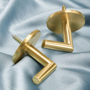 Crochets de <span class=keywords><strong>rideau</strong></span>, accessoires de rideaux minimalistes pour la maison, acier résistant à la rouille, montage facile, marque ZHUODI, couleurs, <span class=keywords><strong>angle</strong></span> droit - Product Image 3