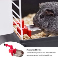 Kit d'abreuvoirs automatiques pour animaux QA, abreuvoir pour volailles, poulets, canards, oiseaux, dindes, lapins, animaux de compagnie