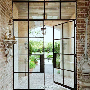 Customized Wrought Iron/ Steel Door Window Grilles Design <b>Frame</b> Swing - Product Image 2
