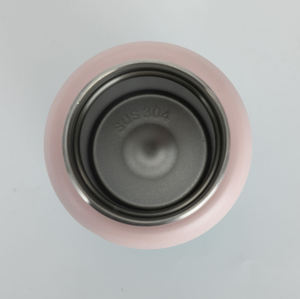 Bouteille isotherme personnalisée de 350 ml, sans BPA, écologique, avec revêtement en poudre couleur dégradée et couvercle de montagne - Product Image 4