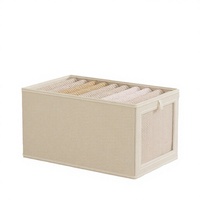 Organisateur de vêtements pliable moderne grande capacité 35 litres anti-poussière avec fenêtre transparente multifonction pour chambres