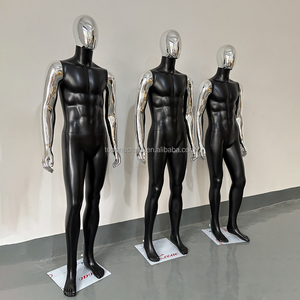 Vente en gros de mannequins musclés pour magasin de vêtements pour hommes mannequins masculins de luxe avec bras en argent mannequins masculins pour hommes costumes veste - Product Image 1