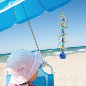 3D gió Spinner xoay xoắn ốc đuôi ổn định treo suncatcher vườn cửa sổ trang trí ngoài trời trang trí - Product Image 3