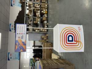 Display promosi pengambilan sampel iklan acara Dagang meja Pameran plastik lipat Display lipat PP pemasaran luar ruangan - Product Image 6