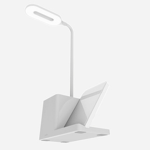 Supporto per Penna con Ricarica Wireless Verticale, Supporto per Telefono con Ricarica Wireless, Lampada <span class=keywords><strong>LED</strong></span> da Scrivania per Ufficio, Modello con Connessione USB - Product Image 6