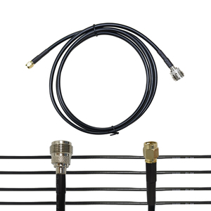 Cable Coaxial de Alta Precisión con Longitud Personalizable, Conector N Hembra a SMA Macho, Niquelado, Pigtail <span class=keywords><strong>RG</strong></span> <span class=keywords><strong>58</strong></span> <span class=keywords><strong>U</strong></span>-500HM - Product Image 2