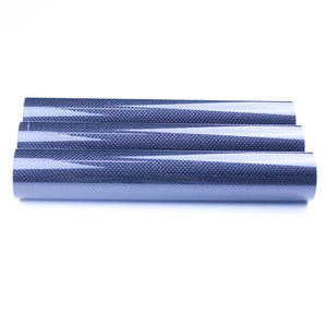 Tubo de Fibra de Carbono Tejida 3K de Alta Resistencia, Acabado Brillante/Mate, Diámetro 5-100mm, Colores Personalizados, Varilla Redonda - Product Image 2