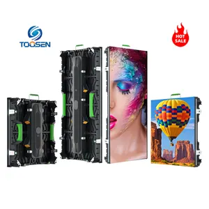 Customized Outdoor Indoor P1 P2 P3 Flexible Bendable LED Video Wall Product Stage Rental Curved Soft LED Panel Display Screen