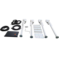 4 barres stabilisatrices électriques pour camping-car, support de chambre coulissante pour camping-car avec accessoires d'installation pour caravane et remorque