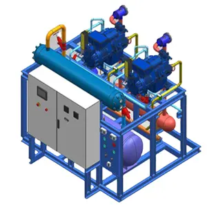 Nouvel ensemble de compresseur d'unité de condensation refroidi par air pour le compresseur de réfrigérateur de moteur de noyau de la salle de refroidissement R410A