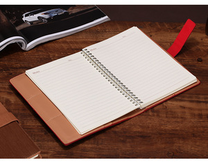 Double Color Business Custom <b>A5</b> <b>Notebook</b> With Pen Business Retro Notepads Custom logo Printed - Product Image 5