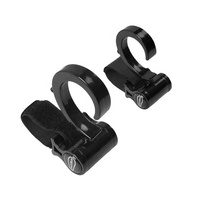 Crochet de poussette noir pour bébé, crochet de cintre, Durable, lot de 2 pièces