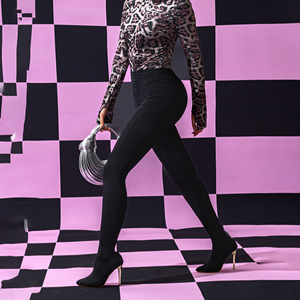 Pantimedias con Tacón de Aguja, Estilo Stiletto, de Moda Urbana, Europea y Americana, Sensuales, para Mujer, 2024 - Product Image 3