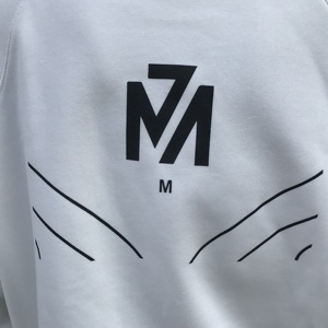 เสื้อสเวตเตอร์ขนแกะ600กรัมเสื้อสเวตเชิ้ตให้ความอบอุ่นสำหรับผู้ชายพิมพ์ลายสกรีนพิมพ์ลายโลโก้ตามสั่ง - Product Image 4