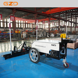Machine de nivellement de sol en béton GZD Road Machinery, quatre roues, automatique, laser, vibrante, pour le lissage des sols - Product Image 3