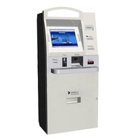 Kiosque de paiement en libre service avec lecteur de cartes ATM machine d'impression de billets