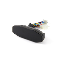 Spidometer Digital LED Universal untuk Sepeda Motor, LCD Dashboard, Tachometer, Pengukur Bahan Bakar dengan Sensor untuk KR200 CG150