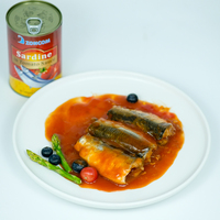 155g Directe d'usine Meilleures sardines en conserve conservées dans l'eau Sel Sirop Maquereau certifié Halal Meilleur prix