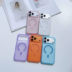 เคสโทรศัพท์มือถือแบบด้าน สีลูกกวาด ลายกล้องเปิด สำหรับ iPhone 16 15 14 Pro Max, เคส TPU เจลสำหรับ iPhone 17 Pro Max - Product Image 2