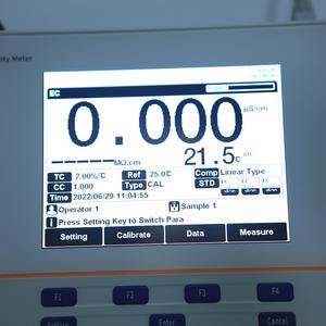 E300f प्रयोगशाला विद्युत चालकता टेस्टर 3 अंक बेंचटॉप चालकता मीटर - Product Image 2