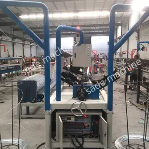 Diamond Metal Mesh Machine Wire Fence Machine Automatic Chain Link Fence Making Machine For Making Cyclone Wire Mesh Supplier