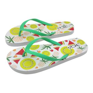 Wholesale Mixed Fruit Pattern Flip Flops Women Kawaii Watermelon Print Beach Sandals Green Strap Summer <b>Slippers</b> - Product Image 1