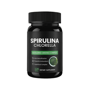 Complément Premium Spiruline Chlorelle en Comprimés pour Adultes – Apport Quotidien à Long Terme de Microalgues Végétales pour une Nutrition Optimale – Personnalisable et Marque Privée - Product Image 1