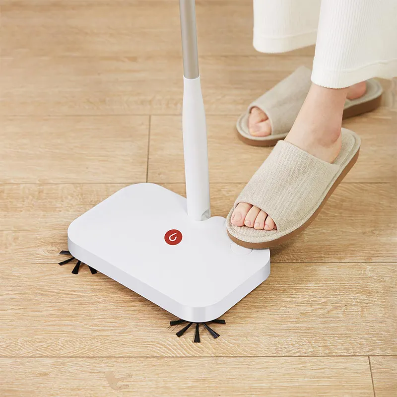 Jesun brand Spinning Cordless Push-Power Auto 360 Degree Rotating Cleaning Sweeper
