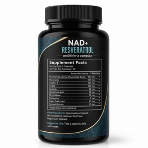 ผลิตภัณฑ์เสริมอาหาร NAD Plus ปรับแต่งได้ 1000 มก. ต่อหนึ่งหน่วยบริโภค 60 หน่วยบริโภค ปราศจากกลูเตน มังสวิรัติ อุดมด้วยสารต้านอนุมูลอิสระ ได้รับการรับรองมาตรฐาน GMP และ HACCP อายุการเก็บรักษา 24 เดือน - Product Image 6