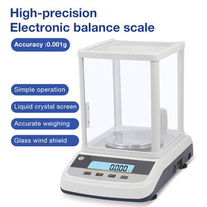 공장 도매 디지털 마이크로 100g/200g/300g/500g 균형 정밀 전자 저울 1mg 실험실 규모 분석 저울 - Product Image 3