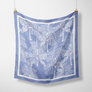 وشاح حرير ملبري مربّع للشعر والجلد ، وشاح حرير 90x90 مع وشاح تويل للرجال والنساء منديل حرير طبيعي - Product Image 1