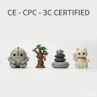 Figurines de robot de méditation en résine personnalisées, personnages zen, boîte mystère, jouets de créateur, fabricant OEM