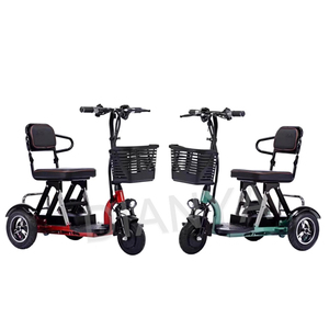 Triciclo Eléctrico Plegable para Adultos, Motocicleta para Personas Mayores, Scooter de Movilidad para Discapacitados, Triciclo de Tres Ruedas - Product Image 2