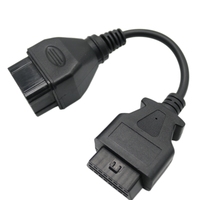 Cable adaptador de diagnóstico OBD2 a 12 pines, lector de códigos de error ECU, enlace de datos para camiones pesados, adecuado para Renault