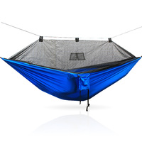 Hamac de Camping personnalisé, hamac d'extérieur étanche, hamac Portable en Nylon, moustiquaire