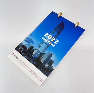 Wholesale Custom 2026 Large Luxury Full Color Unique Spiral Calendar