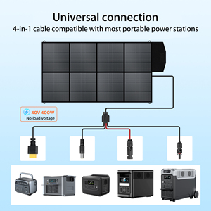 Panel Solar Plegable y Portátil para Carga de Energía al Aire Libre 100W 200W 400W Carga Solar Fotovoltaica para Camping - Product Image 4