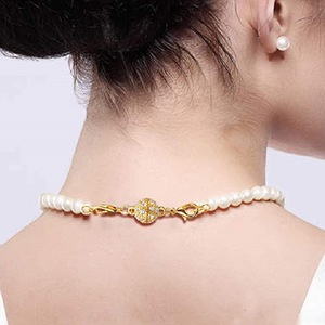 Fermoirs magnétiques <span class=keywords><strong>pour</strong></span> <span class=keywords><strong>bracelet</strong></span> en alliage métallique avec strass cristal boule ronde style mixte crochet <span class=keywords><strong>pour</strong></span> bijoux connecteur <span class=keywords><strong>fermeture</strong></span> - Product Image 4