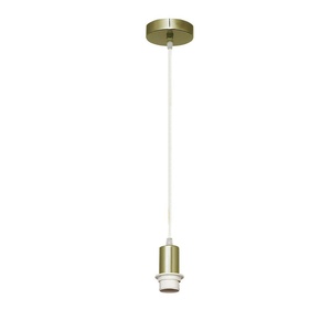 Lampada a sospensione per lampadina 1xE27, in pelle, dimensioni 10x10 cm, ideale per illuminazione decorativa in interni. - Product Image 1
