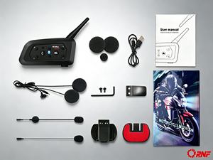 Intercomunicador para Casco de Motocicleta con Batería de Larga Duración, V6 Plus, Impermeable, Emparejamiento de 6 Dispositivos, Comunicación Dúplex Completa de 800 m para 2 Conductores - Product Image 5