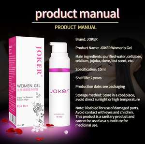 Gel orgasmique gouttes de sexe excitateur pour les femmes, spray Climax orgasme fort améliorer le gel féminin huile vaginale raffermissante - Product Image 2