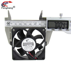 Ventilateur de refroidissement haute vitesse 3000/4900RPM 5v 12v 70x70x25mm <span class=keywords><strong>70mm</strong></span> <span class=keywords><strong>manchon</strong></span>/boule pwm dc ventilateur axial - Product Image 1